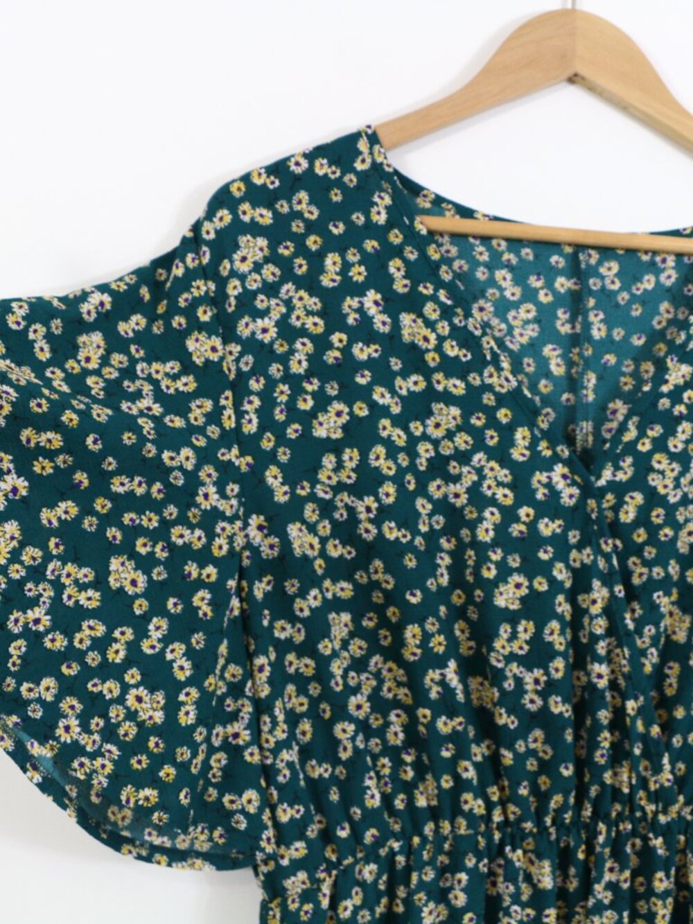 *SHEIN Curve Green Floral Maxi Dress - Picture 5 of 7